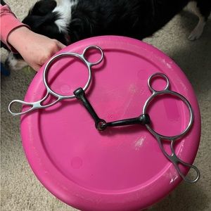 Gag Bit, 5-1/2" Sweet Iron Snaffle Mouth